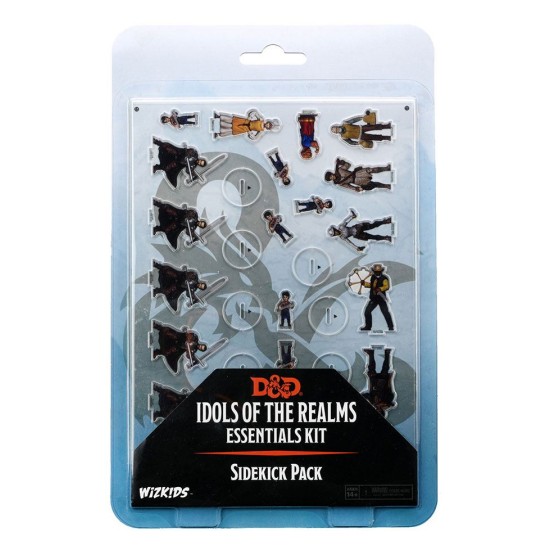 D&D Icons of the Realms Miniatures Essentials 2D Miniatures - Sidekick Pack