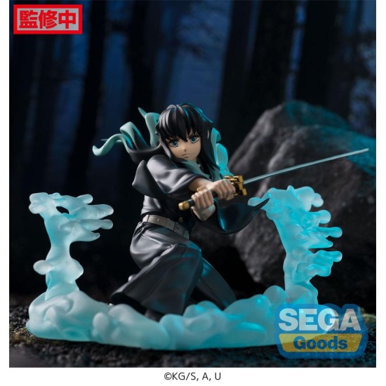 Demon Slayer: Kimetsu no Yaiba Xross Link Anime PVC Statue Muichiro Tokito Hashira Training Arc 11 cm