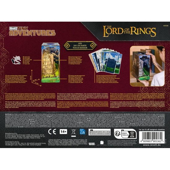 The Lord of the Rings Tiny Adventures Book Nook Mini Diorama Minas Tirith 23 cm