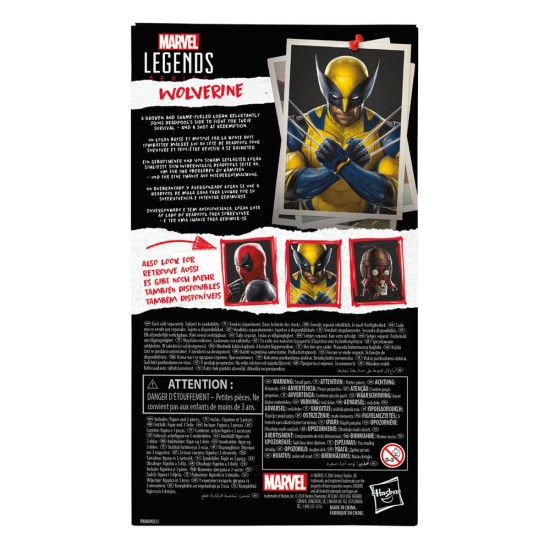 Deadpool and Wolverine Marvel Legends Action Figure Wolverine 15 cm