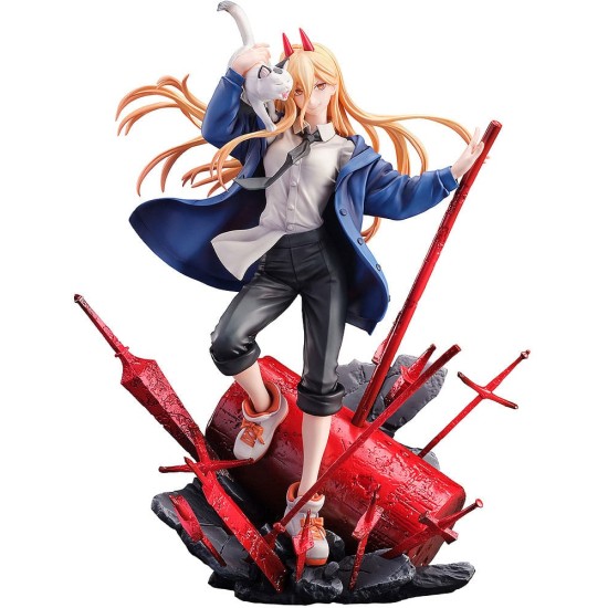 Chainsaw Man Statue 1/7 Power & Meowy 28 cm