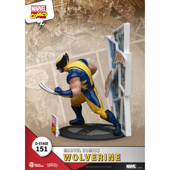Marvel D-Stage PVC Diorama Wolverine 16 cm