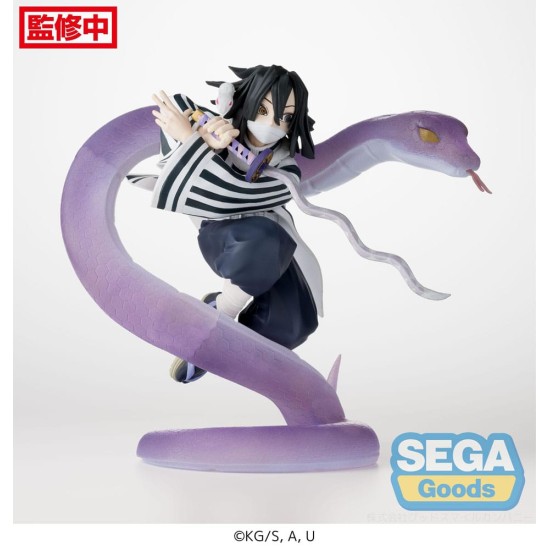 Demon Slayer: Kimetsu no Yaiba Xross Link Anime PVC Statue Obanai Iguro Hashira Training Arc 14 cm