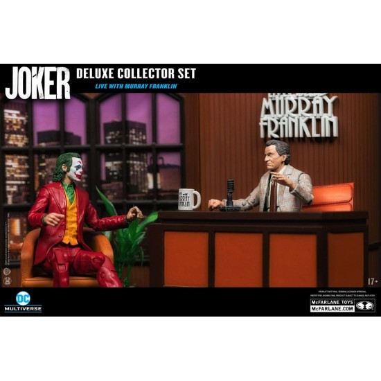 Joker DC Multiverse (Joker Movie) Deluxe Colllector Action Figure The Joker (Live with Murray Franklin) Limited Edition 18 cm