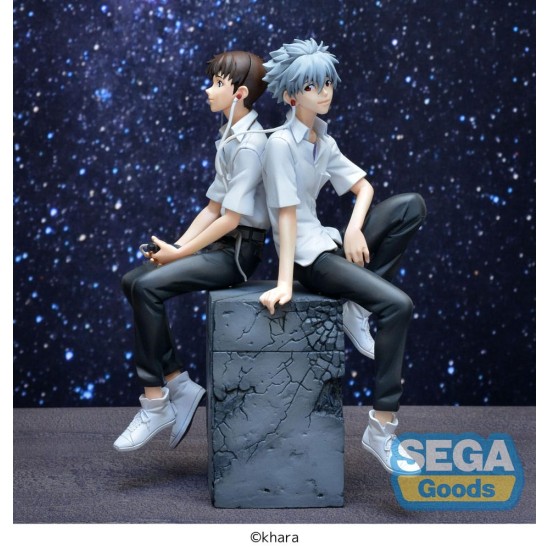 Rebuild of Evangelion Luminasta PVC Statue Shinji & Kaworu Evangelion: New Theatrical Edition Kaworu Ver. 17 cm