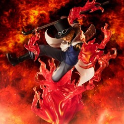 One Piece Figuarts ZERO Extra Battle PVC Statue Sabo Fire Fist Rook Check 19 cm