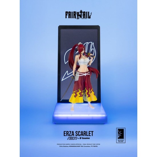 Fairy Tail Neon Figure Erza Scarlet 25 cm