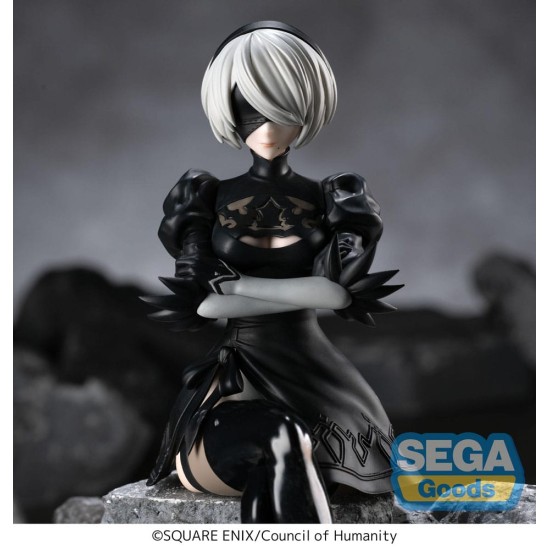 NieR:Automata Ver1.1a PM Perching PVC Statue 2B 13 cm