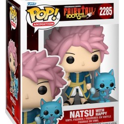 Fairy Tail-100 Years Quest POP! Animation Vinyl Figure Natsu & Happy 9 cm