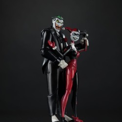 Batman: The Animated Series DC Direct Action Figures Harley Quinn & The Joker (Mad Love) (Gold Label) 18 cm