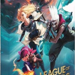 League of Legends Canvas Print with light Fight for Glory
