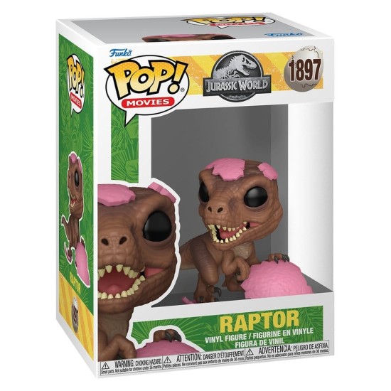 Jurassic Park POP! Movies Vinyl Figure SPRG- Raptor 9 cm
