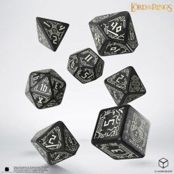 The Lord of the Rings Dice Set of 7 Moria (Glow in the Dark)