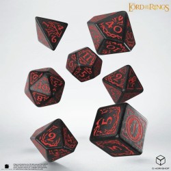 The Lord of the Rings Dice Set of 7 Mordor
