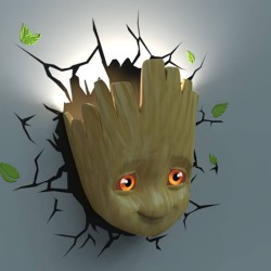 Marvel 3D LED Light Baby Groot Face 3D