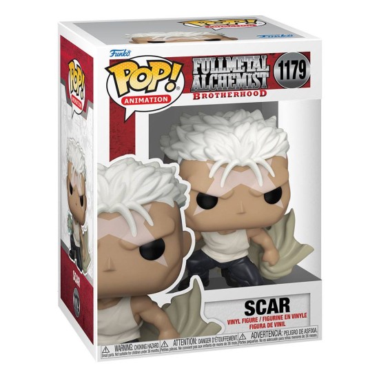 Fullmetal Alchemist Brotherhood POP! Animation Vinyl Figure Scar 9 cm