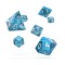 Oakie Doakie Dice RPG Set Speckled - Light Blue