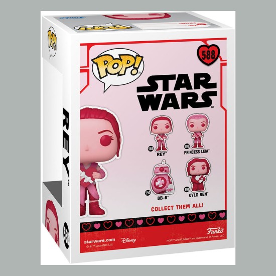 Funko Pop! Movies: Star Wars - Rey Valentine's Day 588