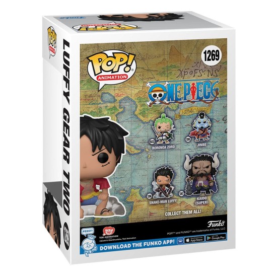 One Piece POP! Animation Vinyl Figure Luffy Gear Two 9 cm