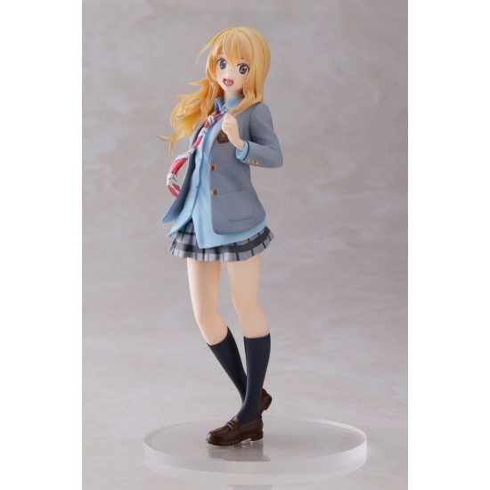 Shigatsu wa Kimi no Uso Coreful PVC Statue Kaori Miyazono School Uniform Ver. 18 cm