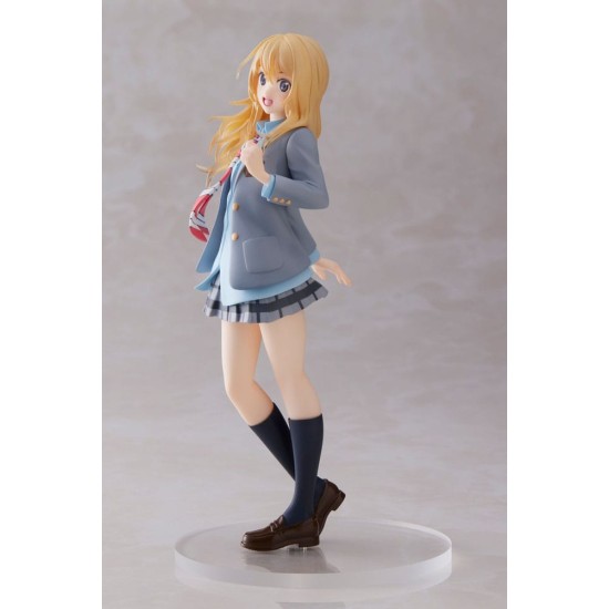 Shigatsu wa Kimi no Uso Coreful PVC Statue Kaori Miyazono School Uniform Ver. 18 cm