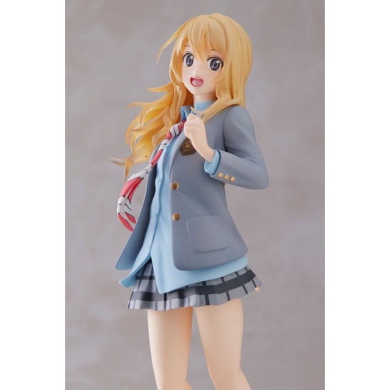 Shigatsu wa Kimi no Uso Coreful PVC Statue Kaori Miyazono School Uniform Ver. 18 cm