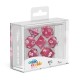 Oakie Doakie Dice RPG Set Speckled - pink