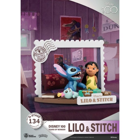Disney 100 Years of Wonder D-Stage PVC Diorama Lilo & Stitch 10 cm