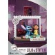 Disney 100 Years of Wonder D-Stage PVC Diorama Lilo & Stitch 10 cm