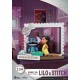 Disney 100 Years of Wonder D-Stage PVC Diorama Lilo & Stitch 10 cm