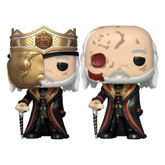 House of the Dragon POP! TV Vinyl Figures Masked Viserys 9 cm & CHASE