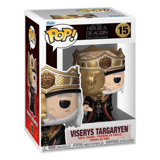 House of the Dragon POP! TV Vinyl Figures Masked Viserys 9 cm & CHASE
