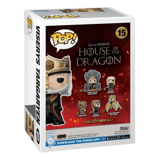 House of the Dragon POP! TV Vinyl Figures Masked Viserys 9 cm & CHASE