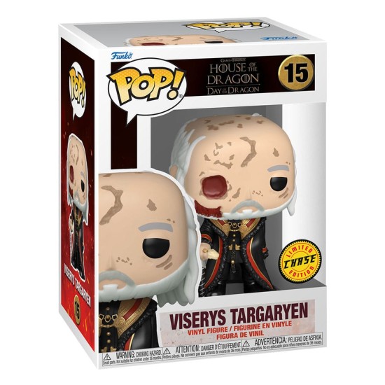 House of the Dragon POP! TV Vinyl Figures Masked Viserys 9 cm & CHASE