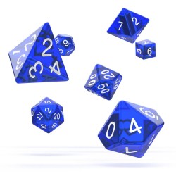 Oakie Doakie Dice RPG Set Translucent - Blue (7)