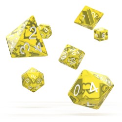 Oakie Doakie Dice RPG Set Translucent - Yellow